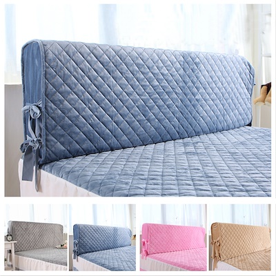 All Size bed Headboard Cover bed cover dust cover simple plush removable  washable soft Headboard protective