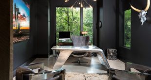 Photo by Rosewood Custom Builders - Discover industrial home office design  ideas