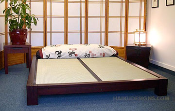 Raku Japanese Tatami Platform Bed