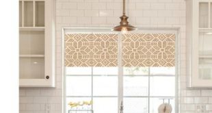 Straight Modern Valance in Metallic Gold and Ivory Print, Custom Size,  Fully Lined, Machine Washable, Kitchen Valance, Quick Ship