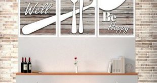 Eat Well Be Happy, Modern Kitchen Art, Shabby Chic Wall Decor, Shabby Chic Kitchen  Wall Decor, Modern Kitchen Decor, Modern Kitchen Print,