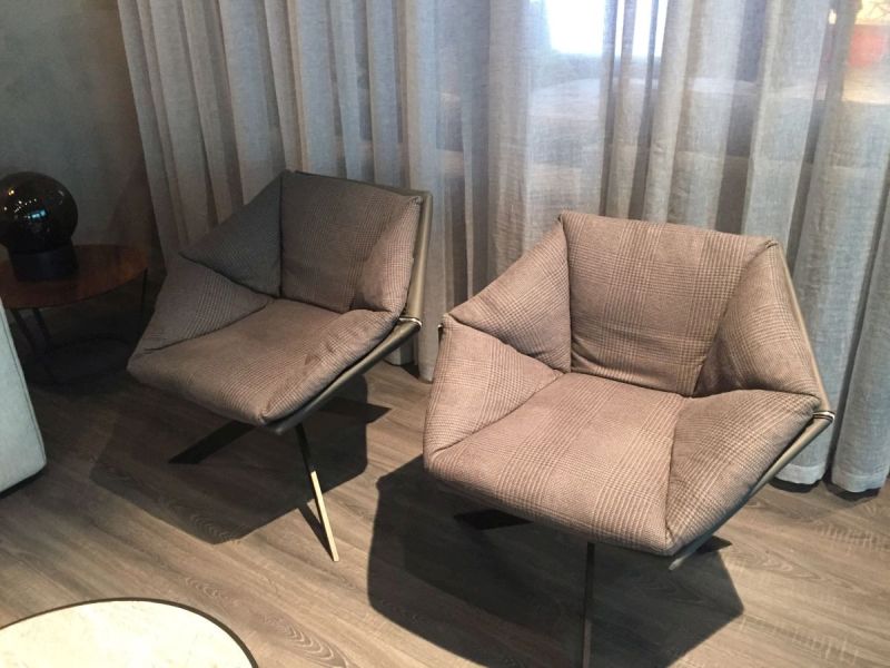 Grey large chairs for living room