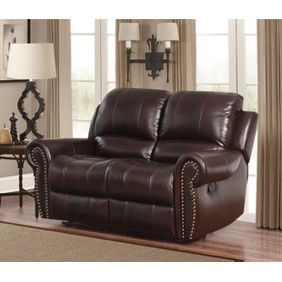 Barnsdale Leather Reclining Loveseat