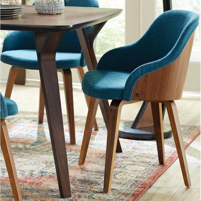 George Oliver Brighton Mid-Century Modern Upholstered Dining Chair &  Reviews | Wayfair