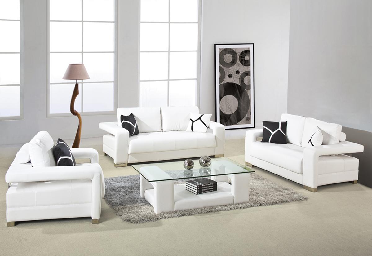 modern living room furniture sets with simple simple set of white sofa and  simple white wall