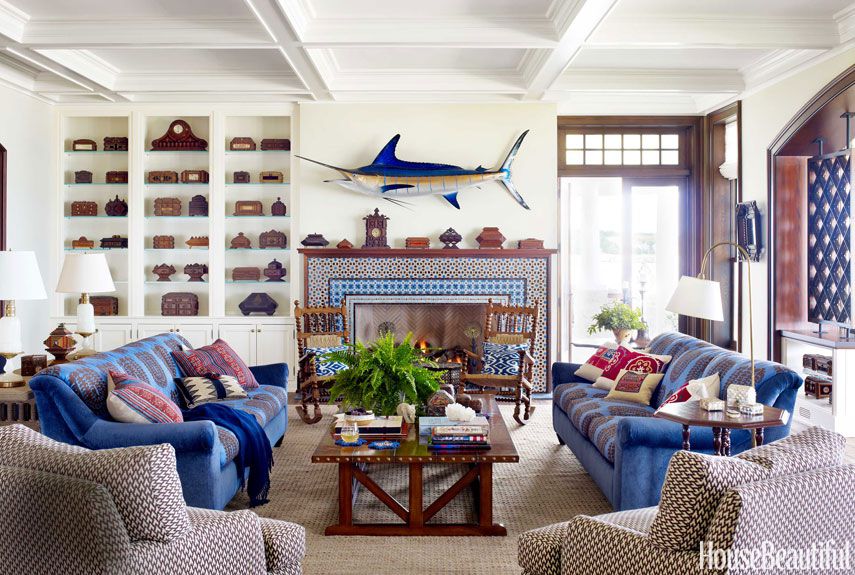 Nautical Home Decor - Ideas for Decorating Nautical Rooms - House Beautiful