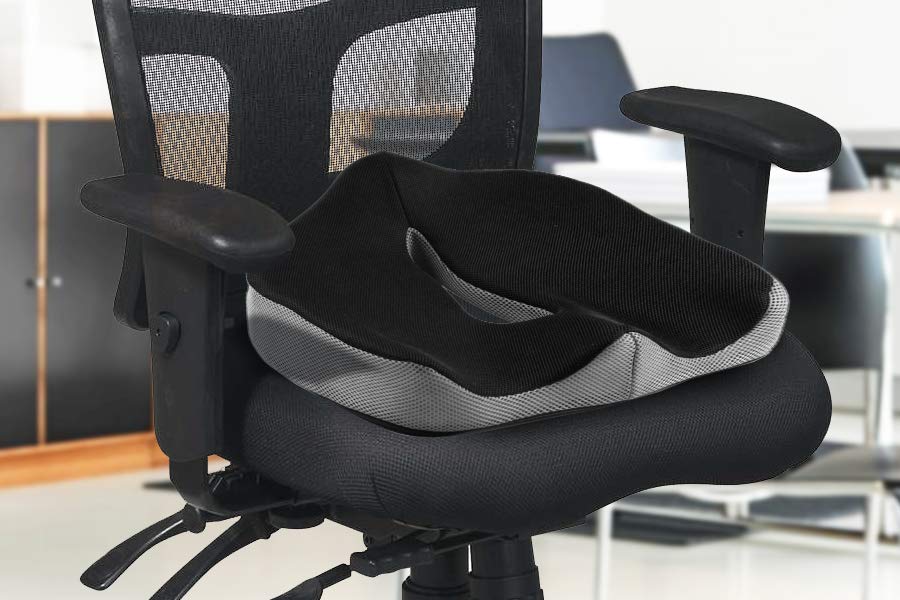 This memory foam seat cushion from Perfect Posture will add comfort to your  everyday seating: from your home, to your car seat, office chair and more.