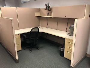 Image is loading Used-Office-Cubicles-Herman-Miller-AO2-6x8-Cubicles