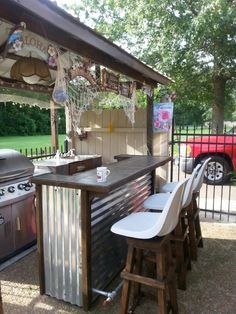 build bar with corrugated metal - Google Search | Projects .