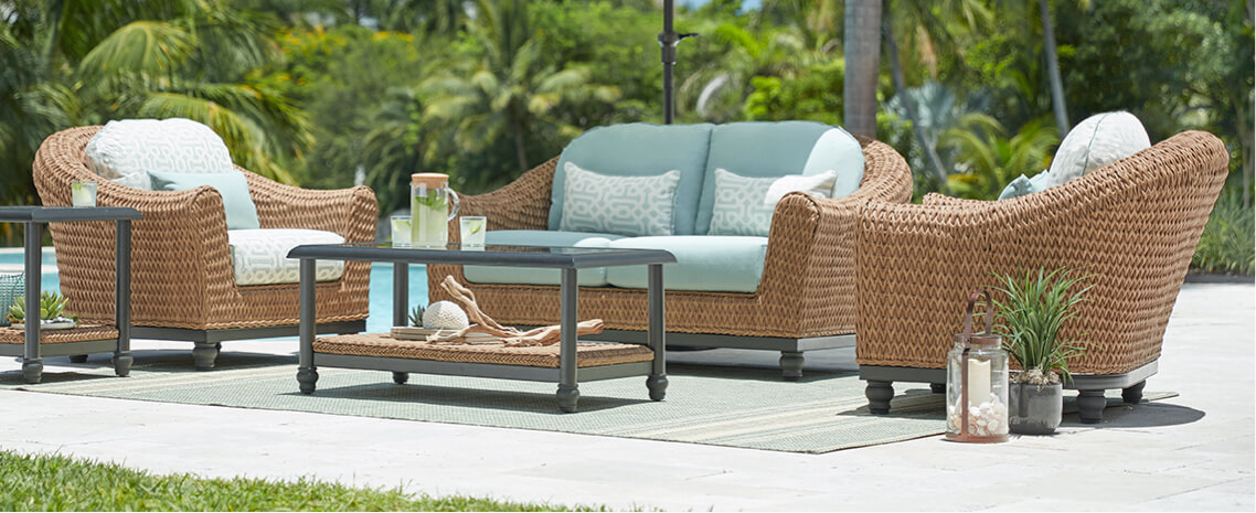 Coastal Outdoor Lounge Patio Furniture