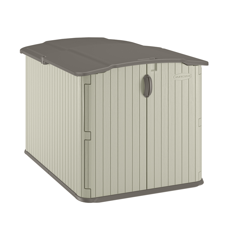 Display product reviews for Vanilla Resin Outdoor Storage Shed (Common:  57-in x