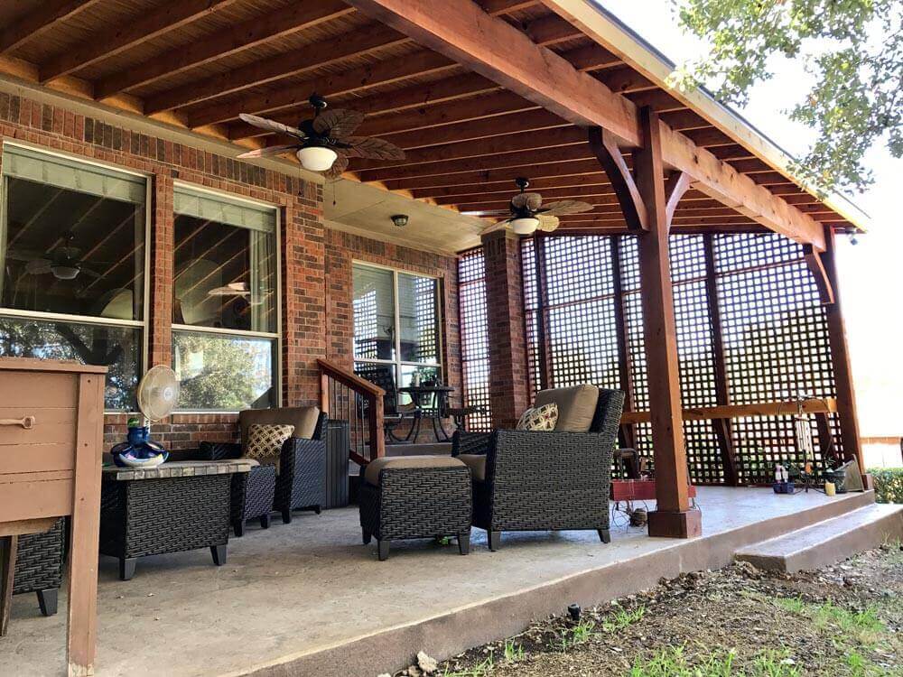 Image of: Cheap Patio Cover Ideas
