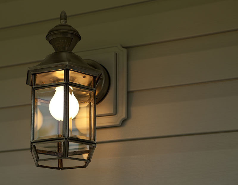 Installation of new porch light
