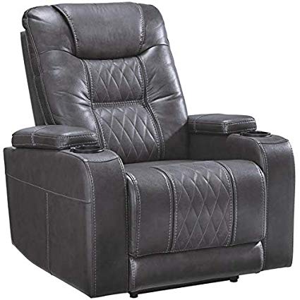 Signature Design by Ashley 2150613 Composer Power Recliner Gray