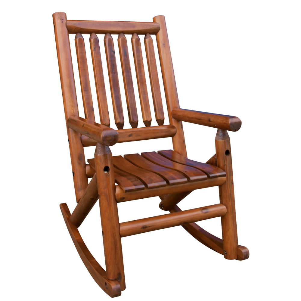 Leigh Country Amberlog Patio Rocking Chair