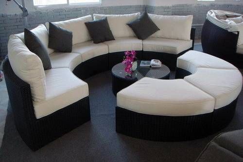 Exotic round sectional sofa gallery Glamorize Your Living Spaces With  Adding Round Sectional Sofas