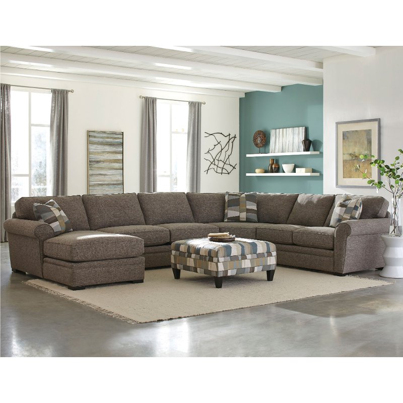Brown 4 Piece Sectional Sofa with LAF Chaise - Orion | RC Willey Furniture  Store