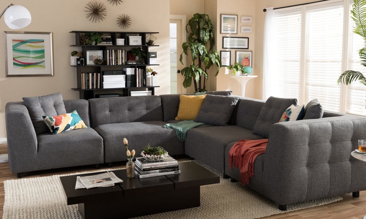 How to Buy a Sectional Sofa. sectional sofa in a living room