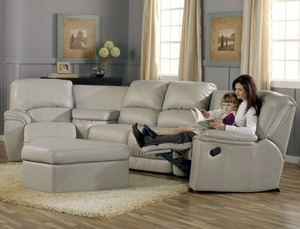 Dallin 41180 - 46180 Reclining Sectional - 450 Leathers and Fabrics. By  Palliser Furniture