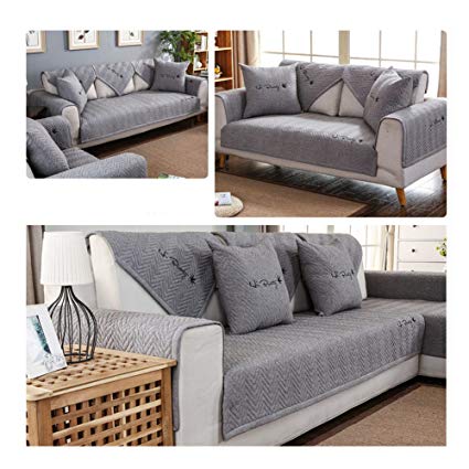 DIGOWPGJRHA 3 Cushion Sofa slipcover,Pet Couch Cover Sectional Sofa Covers  Sofa sers for Living