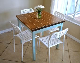 Made-To-Order - Farmhouse Breakfast Table - Table only - Small Dining Table