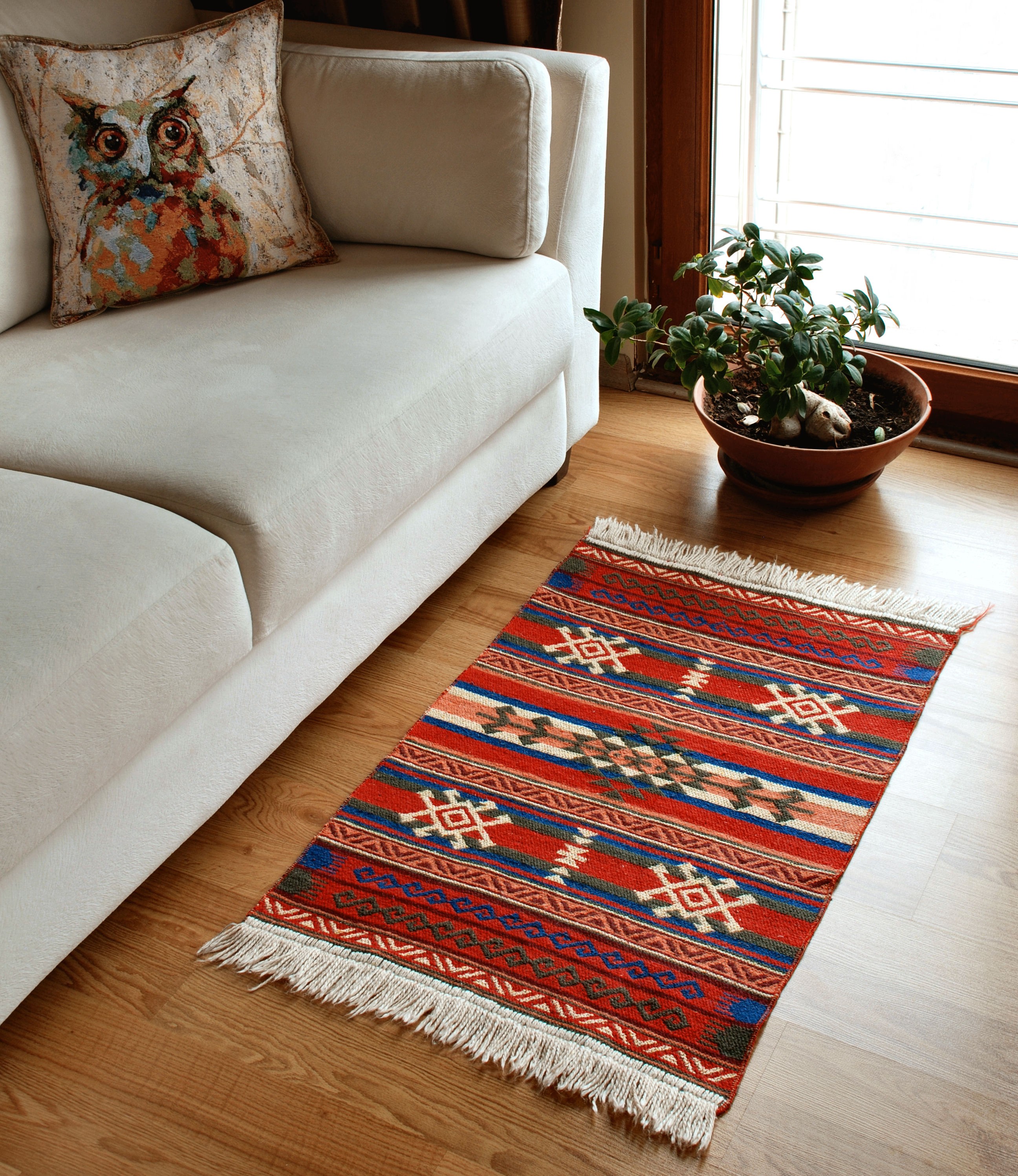 Small Area Rug - Anatolian Series - Red&Green