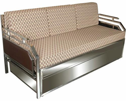 Stainless Steel Sofa Cum Bed