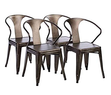 Tabouret Stacking Chair (Set of 4). This Set Of Dining Room Chairs Is