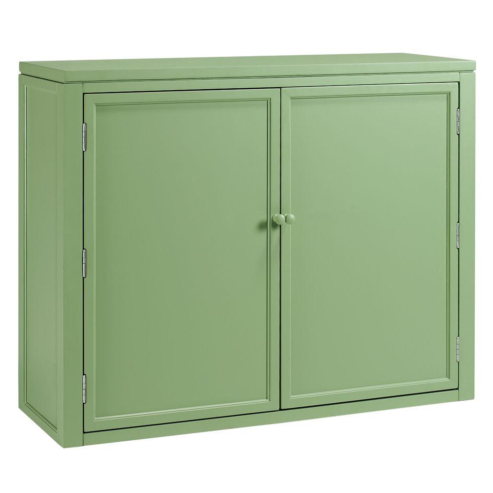 W Craft Space Storage Hutch in Rhododendron Leaf-0464200600 - The Home Depot