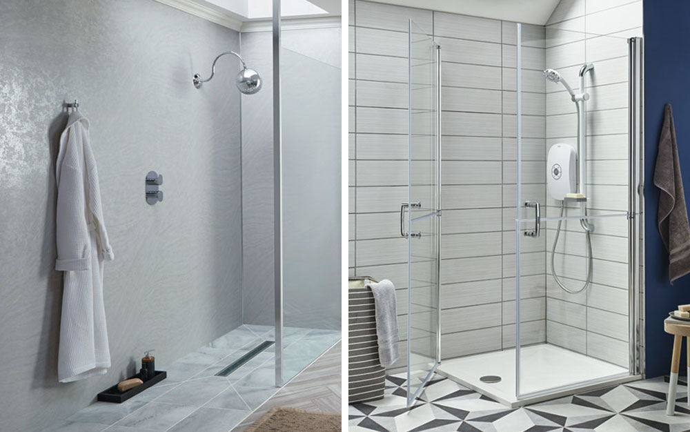 Walk-in shower vs shower cubicle