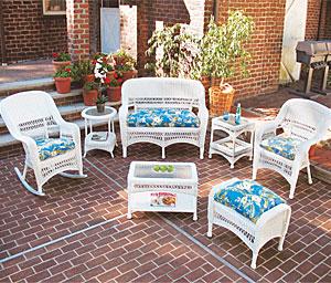 Mid Size Resin Wicker Patio Furniture