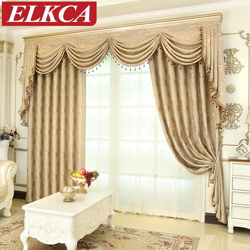 2019 European Luxury Window Curtains For Living Room Bedroom Thick Jacqurd  Curtains For Bedroom Window Treatment Drapes Custom Made From Isaaco,