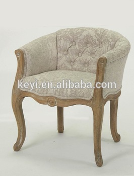 home furniture hand carved wooden armchair(CH-939-1-Oak)