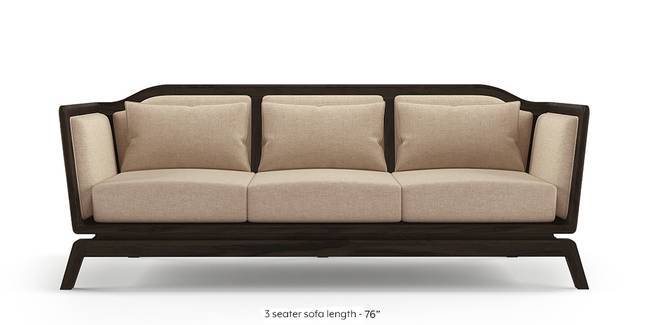 Satori Wooden Sofa (Macadamia Brown) (1-seater Custom Set - Sofas,