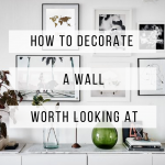 Decorate walls with pictures
