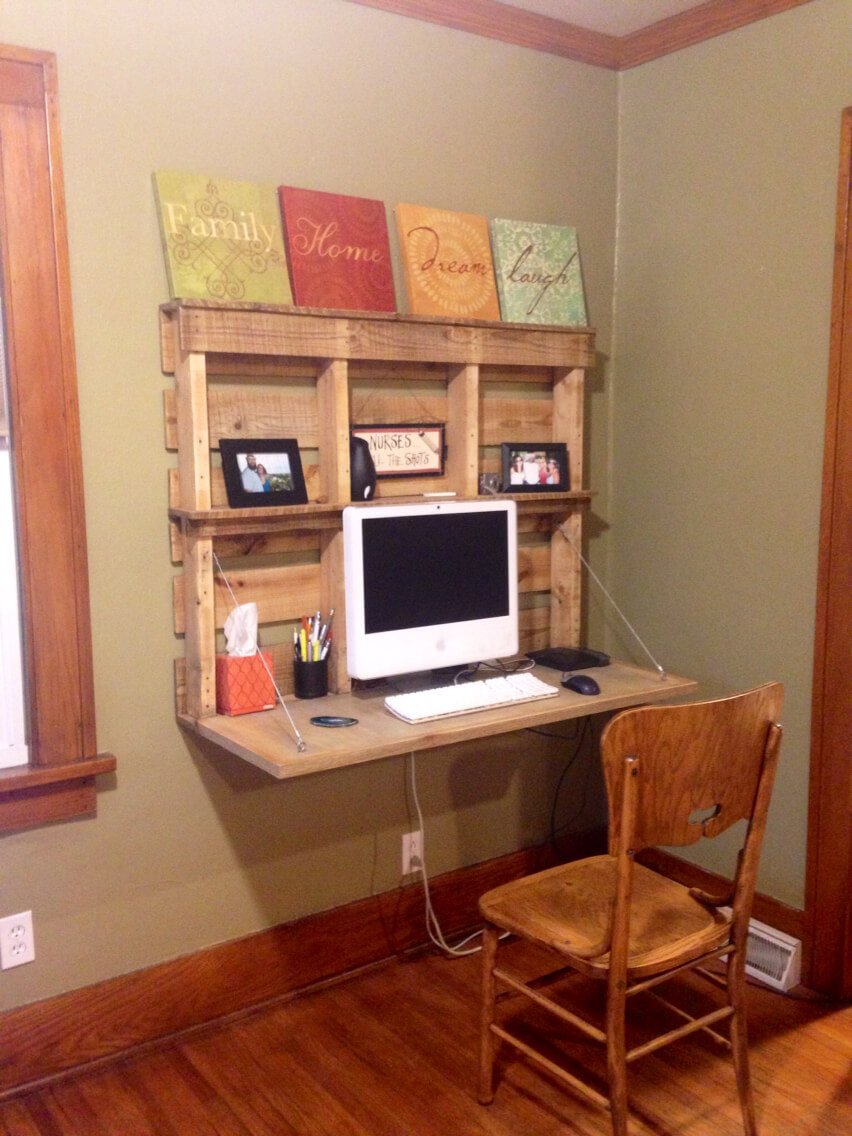 DIY wall mount desk design ideas