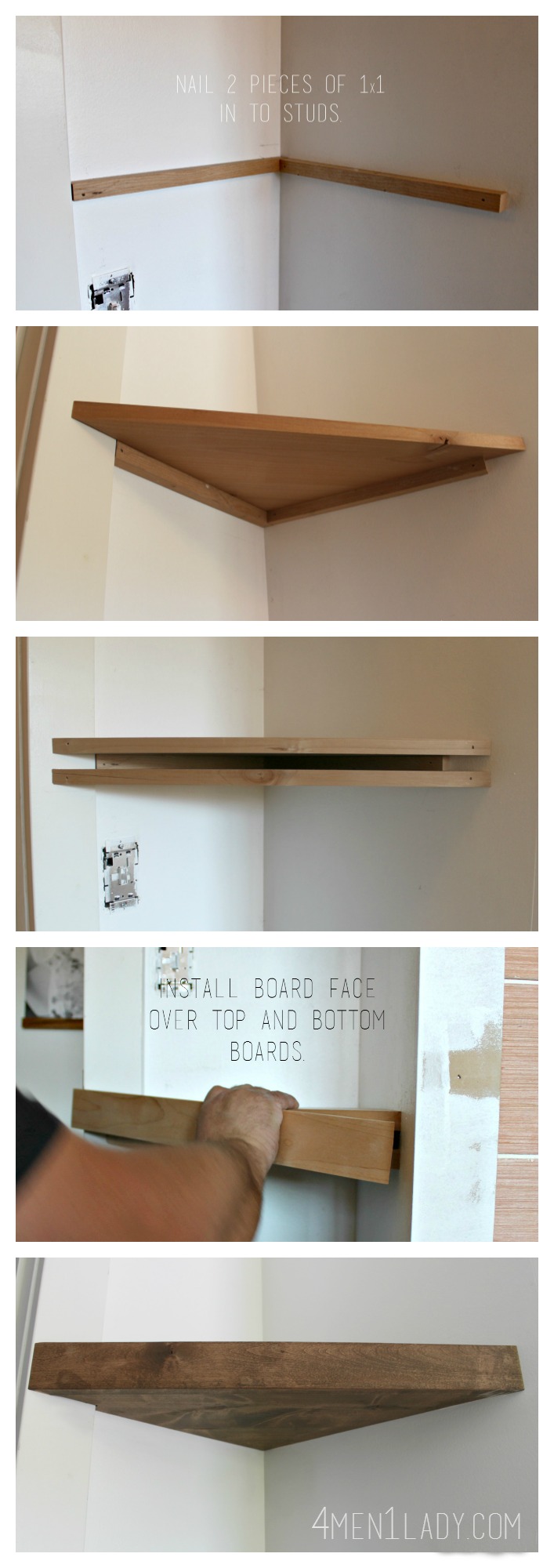 Floating Shelf Ideas: How to Hang Floating Shelfs