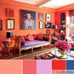 The coral color: how to use it to decorate beautiful interiors