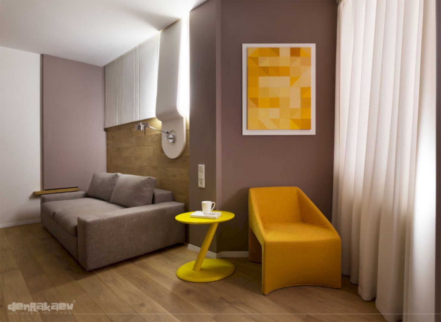 The futuristic apartment that Denis Rakaev created – Moon Box