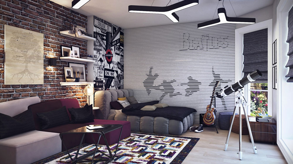With this type of inspiration, decorating a teenage room should be easy