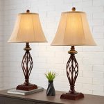 Bronze table lamp to the room