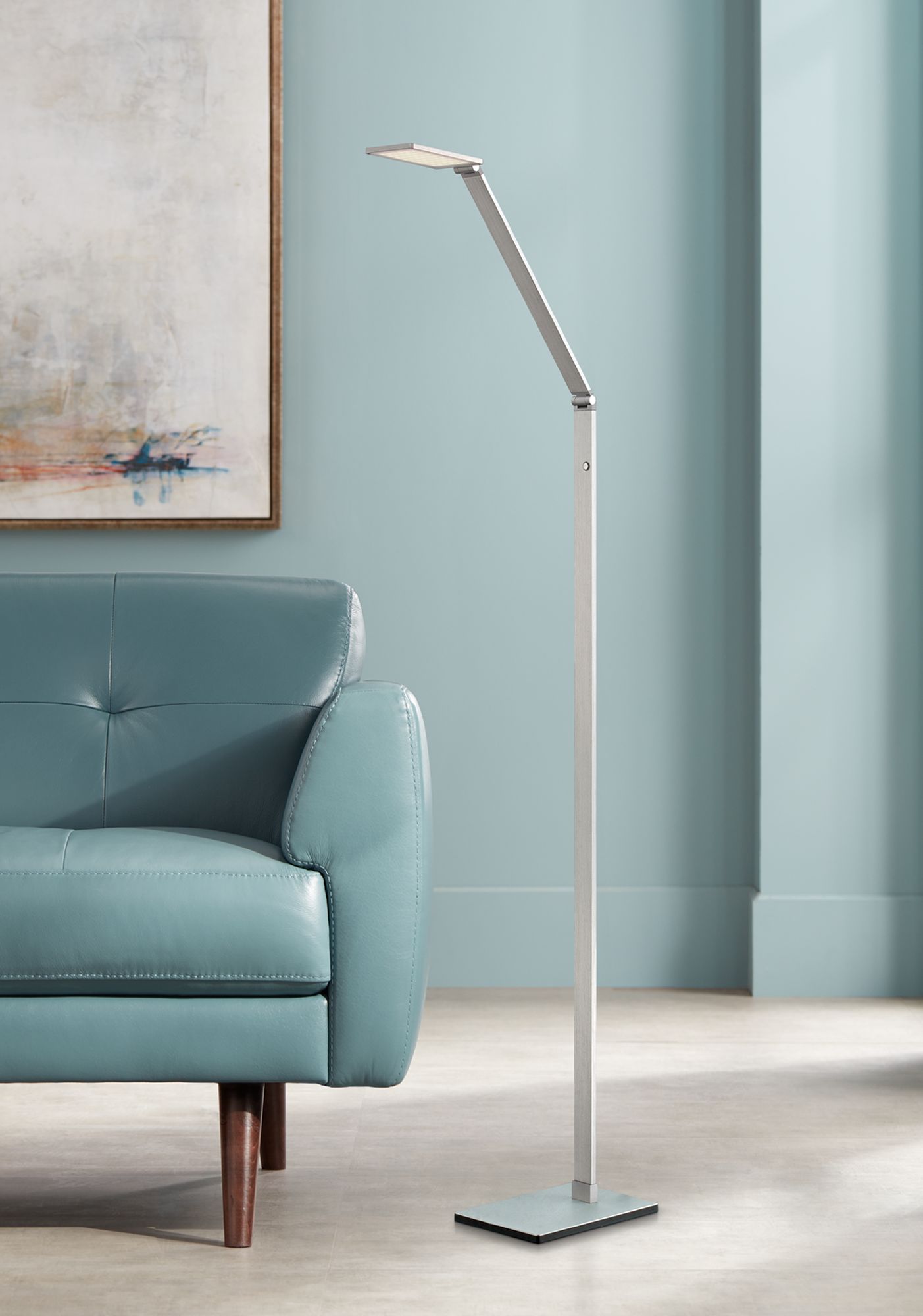 Contemporary floor-reading lamps