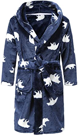 Great selection of kids bathrobes for boys and girls