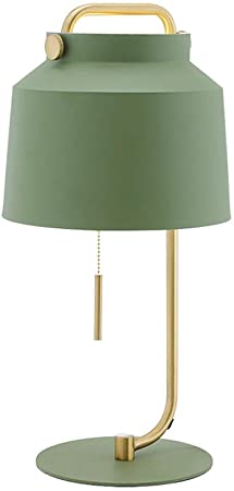 Green bedside lamps