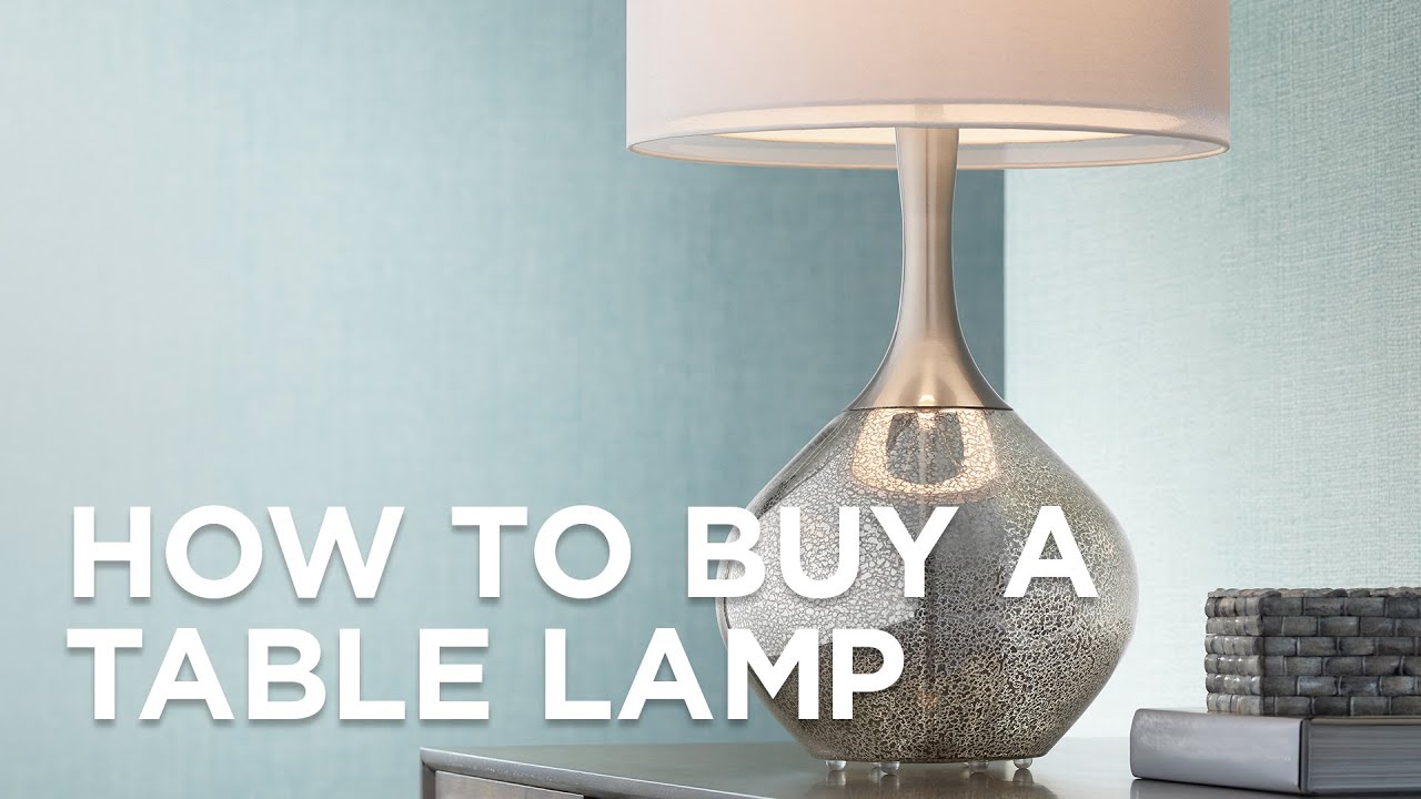 How to buy end table lamp?