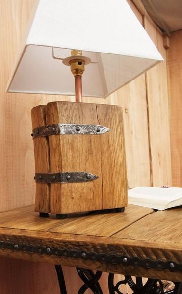 How to make a wooden lamp