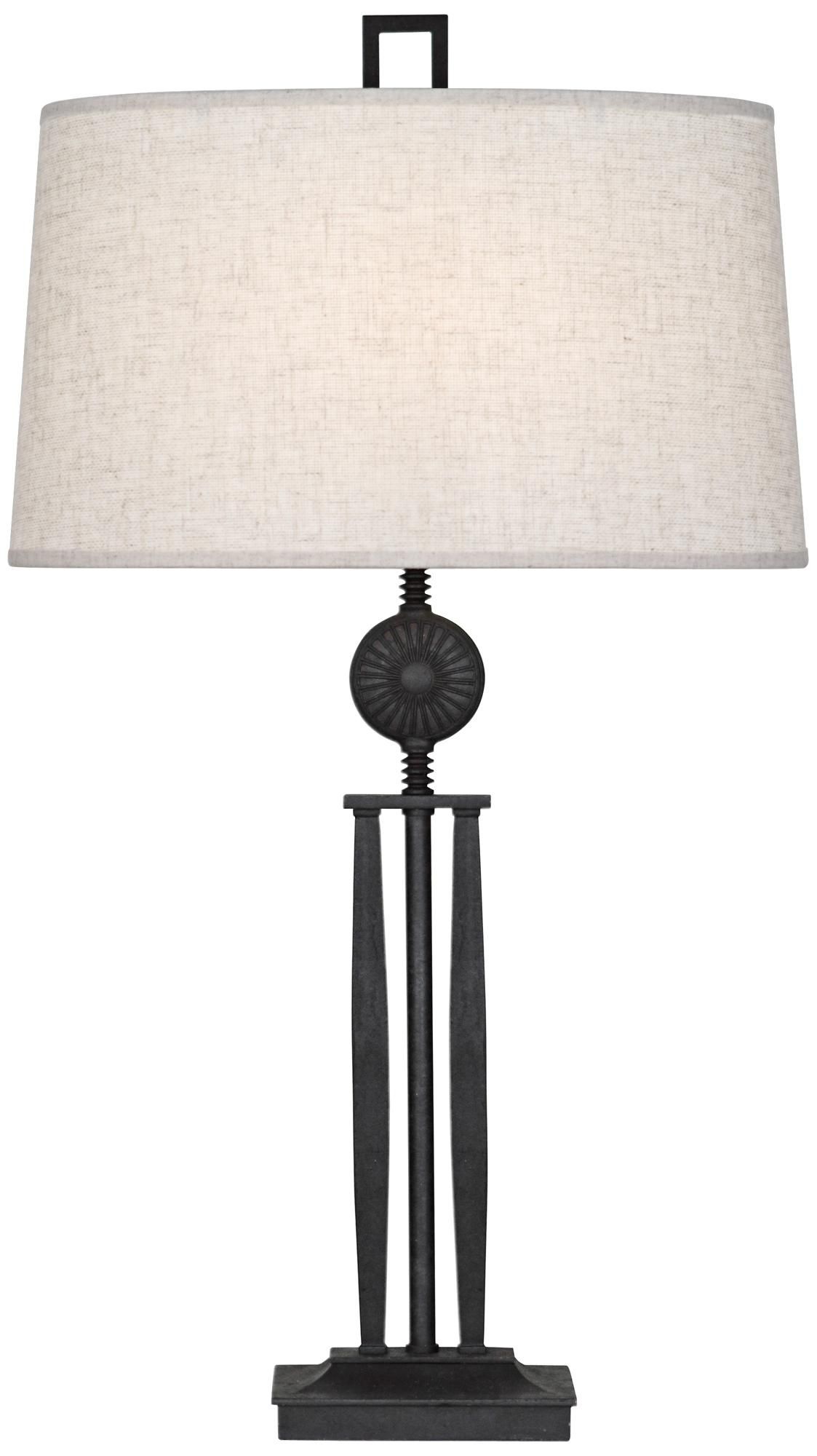 New table lamps in wrought iron