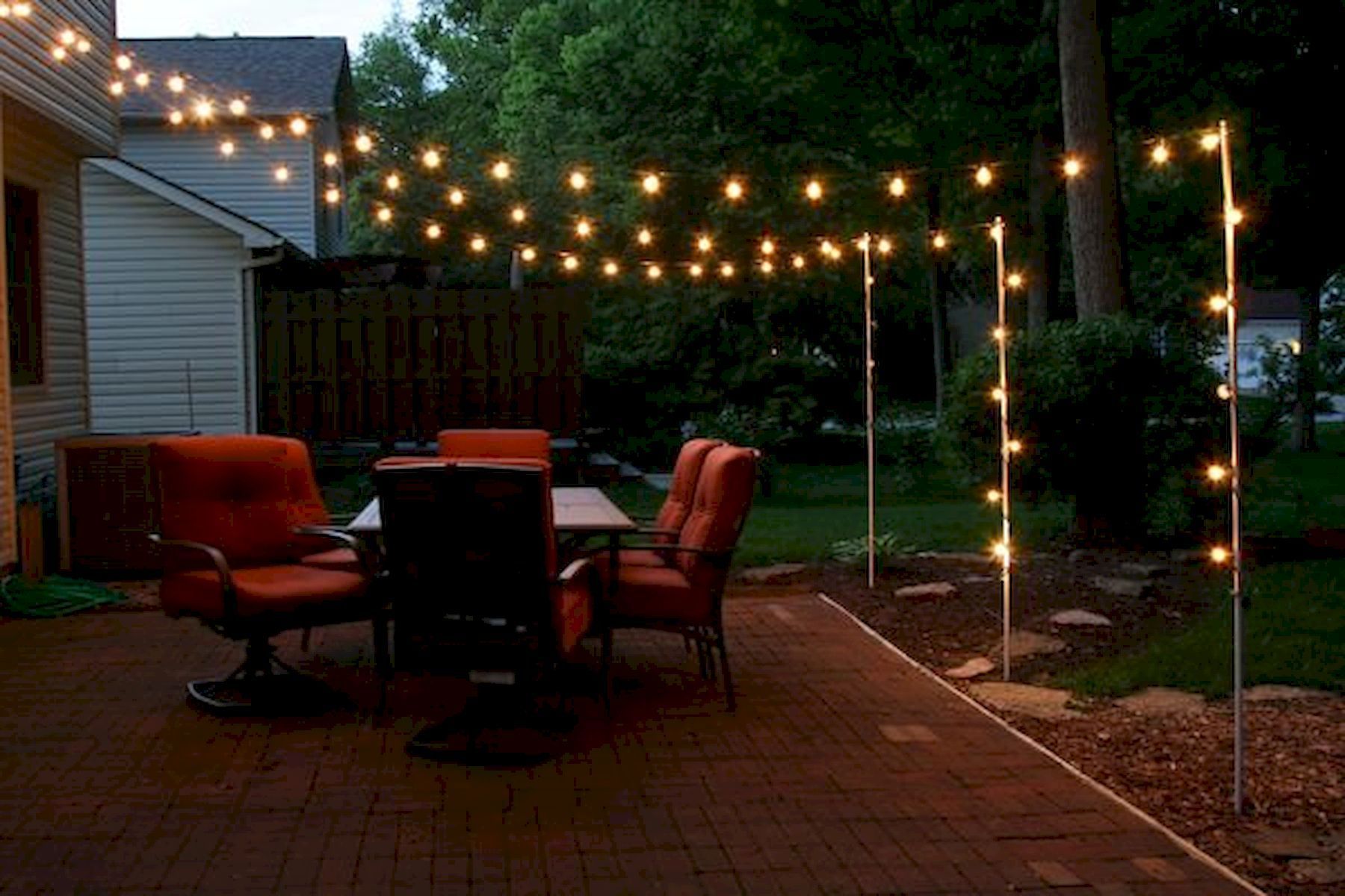 Outdoor lighting for patio