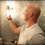 Replacing bathroom wall lamps