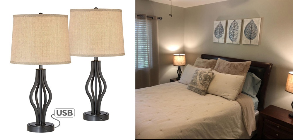 Weight and properties of bedside lamps